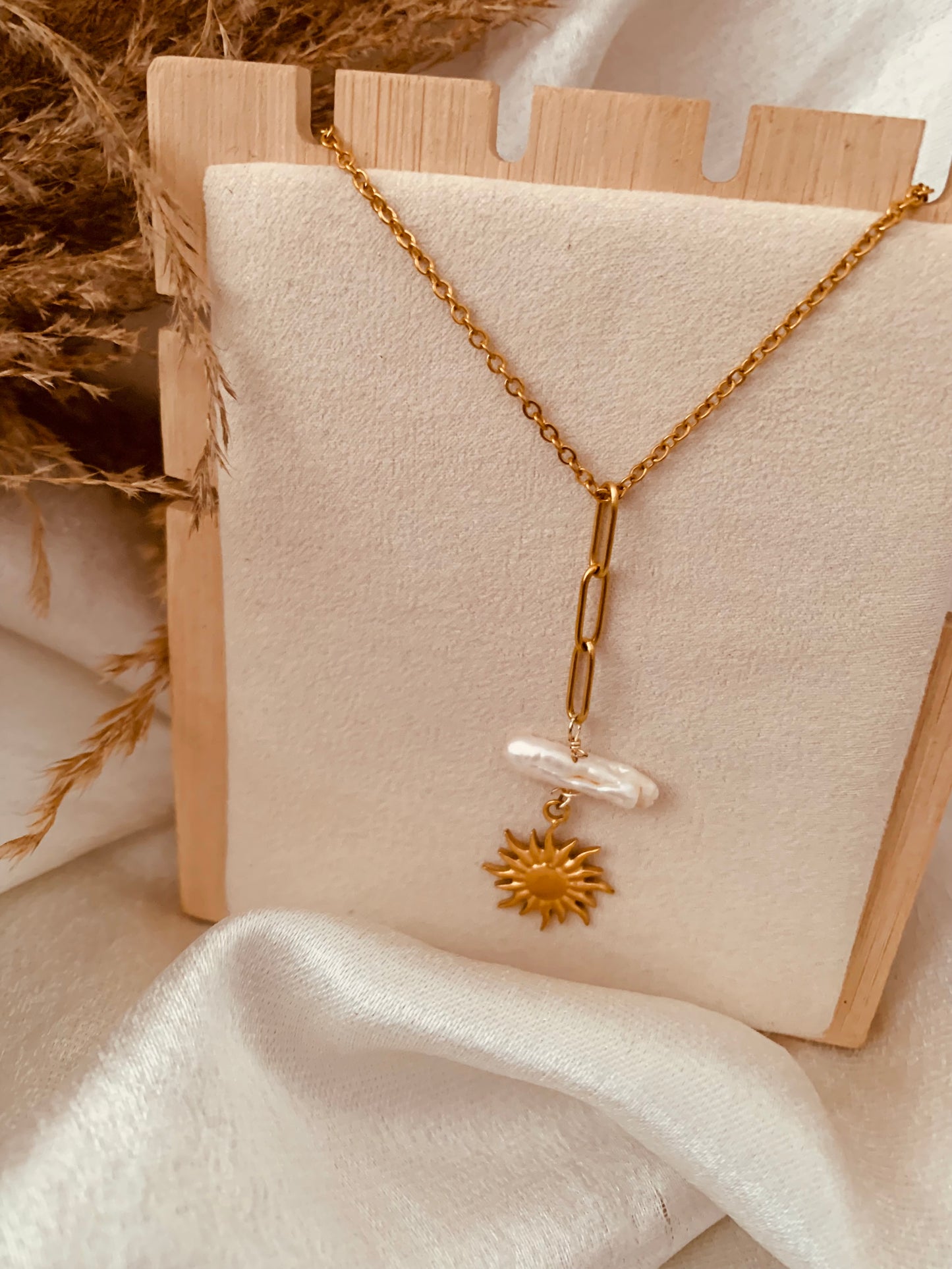 Sun Earring Necklace