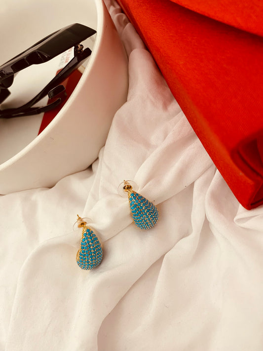 Roma Aqua Drop Earring