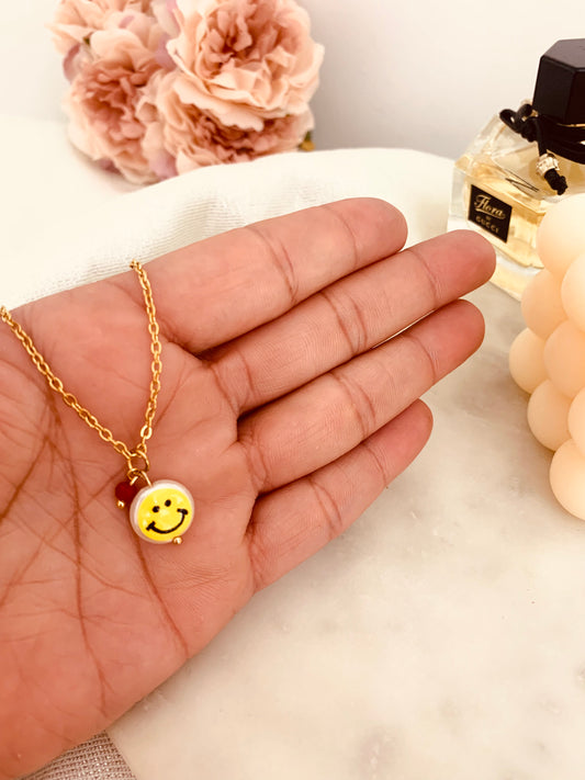 Smile Emoji Necklace SALE